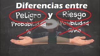 ¿Cuál es la diferencia entre peligro y riesgo  Don Prevención [upl. by Wenger853]