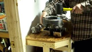 How to install a Harley Davidson shovel rocker box to cylinder headavi [upl. by Adnolor12]