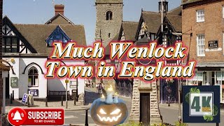 Much Wenlock is a market town and parish in Shropshire England4k travel englishvillage 4k [upl. by Euqinamod]