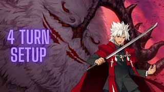 FGO NA Cernunnos  Amakusa 4 Turn Setup [upl. by Crescin422]