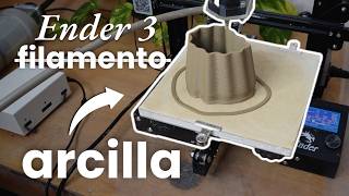 Transforma tu Ender 3 en una impresora 3D de ARCILLA  Kit Eazao [upl. by Atinniuq]