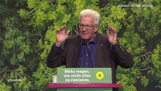 Rede von Winfried Kretschmann auf dem Parteitag in Bielefeld [upl. by Ahseel22]