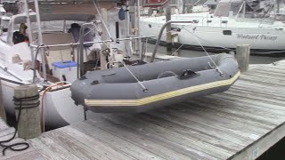 how to install dingy davits [upl. by Orford]