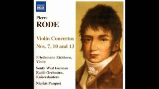 Pierre Rode 17741830  Violin Concerto No 7 in A minor Op 9 [upl. by Neirad]