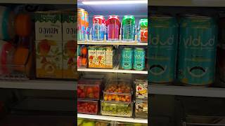 Fridge restock asmr asmr restock restocking satisfying home fridge shorts [upl. by Alrzc]