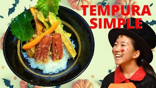 Le Tempura dautomne  Recette japonaise facile 3 [upl. by Nylsirhc665]