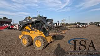 1137  John Deere 332G Wheeled Skid Steer Will Be Sold At Auction [upl. by Pell]