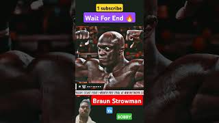 BRAUN STROWMAN vs BOBBY LASHLEY  short 😈😈 wwe wrestling 🔥 YOUTUBE SHORTS VIRAL VIDEO STROWMAN [upl. by Aikmat]