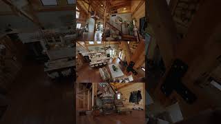 Rustic Post and Beam Acreage home home postandbeam timberframe timberframing lodge build [upl. by Bradly]