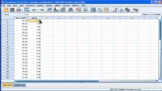 Jonckheere Trend Test  SPSS part 1 [upl. by Euqinamod]