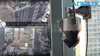 8MP 4K 10X Zoom Wifi Camera Outdoor Three Lens Double Screen AI Auto Tracking PTZ IP Camera [upl. by Miranda]