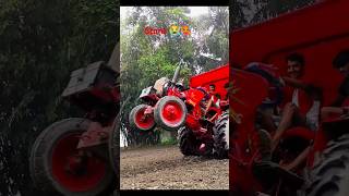 Mahindra tractor stunt farmer farming modified stunt youtube automobile tractorstunt [upl. by Wurster671]