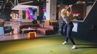 Five Iron Golf opens in downtown Indianapolis [upl. by Donalt]