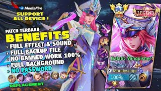 Script Skin Freya Legend  Galatic Vanquisher No Password Terbaru Full Effect amp Voice  New Update [upl. by Olenka]