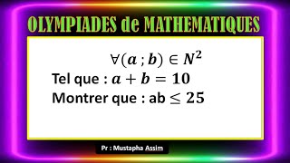 Olympiades de mathématiques  Math Olympiade  Olympiades mathématiques [upl. by Miche281]