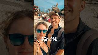 Tag 332 unserer weltreise minivlog reisevlog thailand kohlipe insel strand reisen [upl. by Nohtanhoj572]