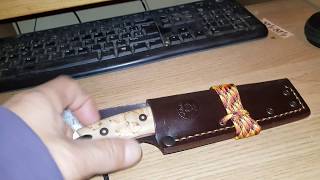 Nieto CHAMAN Bushcraft Sandvik 14C28NVideo 4K [upl. by Denn]