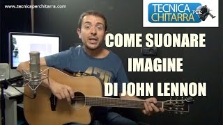 Lezioni di chitarra Come Suonare Imagine di John Lennon in modo semplice [upl. by Attenohs]