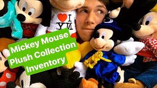 Mickey Mouse Disney Plush Collection Inventory [upl. by Shalom]