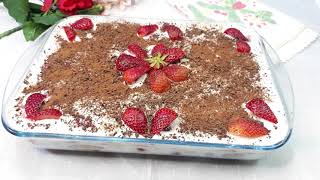 Tiramisu طريقة تحضير تيراميسو بالفواكهة [upl. by Harlene]