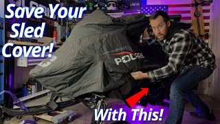 How to prevent RIPPING your snowmobile cover [upl. by Yclek]