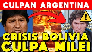 BOLIVIA EN CRISIS POR CULPA MEDIDAS MILEI 💥 BOLIVIANOS DESESPERADOS CULPAN PRECIOS ARGENTINA [upl. by Atnahc94]