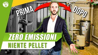 Pompe di Calore in CASCATA per eliminare una Caldaia a Pellet da 40 kW [upl. by Asilej]