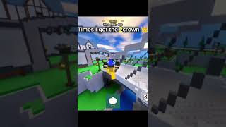 How Many Times In got crown 👑  Roblox Untitled Tag Game Recode shorts [upl. by Abernathy831]