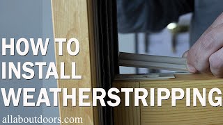 How to EASILY install Window Weatherstripping [upl. by Jeanelle]