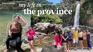 PROVINCE LIFE 🌴 exploring a waterfall church karaoke and visiting Panguil Bridge [upl. by Ailemaj]