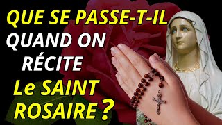 Peutêtre ne le saistu pas mais quand tu récites le Chapelet il se passe que [upl. by Haret]