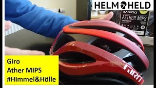 Fahrradhelm  Giro Aether MIPS unboxing Deutsch [upl. by Kamerman]