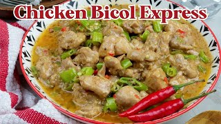 Pwede pala sa manok  Chicken Bicol Express  Creamy and spicy [upl. by Armbruster245]