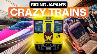 I Rode the Craziest Trains in Japan [upl. by Yahsal]