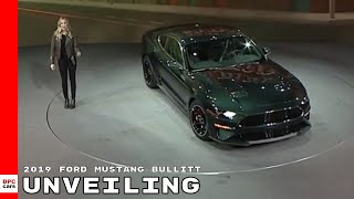 2019 Ford Mustang Bullitt Unveiling [upl. by Jerold731]