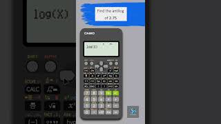 How to Calculate Antilogarithmic Values Casio fx991ES Calculator  Exam Tips  Log  Ln  Antilog [upl. by Inuat]