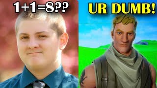 Dumbest Kid Takes A Fortnite Quiz HE CRYS [upl. by Aniratac]