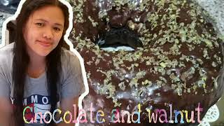 Chocolate and walnut cake pwedeng pang negosyo vlog no 11 [upl. by Suixela]