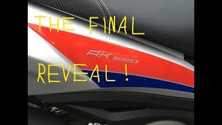 Kymco AK 550 Wrapping Project  THE FINAL REVEAL [upl. by Greenwald504]