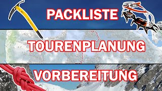 Das benötigst du bei einer Hochtour Ausrüstung Tourenplanung Verhalten [upl. by Yeleak643]