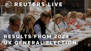 LIVE Results from 2024 UK general election  REUTERS [upl. by Atineg]