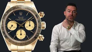 1985 Rolex 18k yellow gold Daytona ref6265 [upl. by Rimaa]