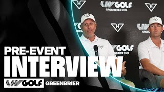 FULL INTERVIEW Phil Mickelson amp HyFlyers Talk Greenbrier and More  LIV Golf Greenbrier [upl. by Kiraa]