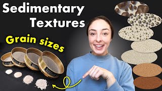 Classification of Clastic Sedimentary Rocks Based on Grain Size  Sed Strat 2  GEO GIRL [upl. by Issy458]