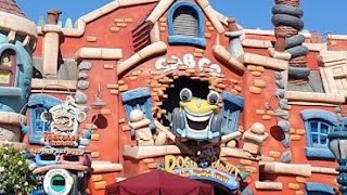 Roger Rabbits Car Toon Spin at Disneyland California  Full Ride with Theo [upl. by Mavilia]