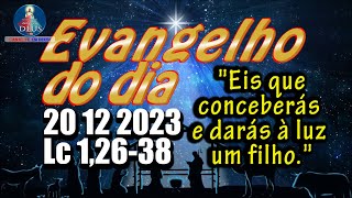 EVANGELHO DO DIA 20122023 COM REFLEXÃO Evangelho Lc 12638 [upl. by Elgar]