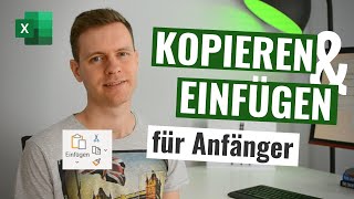 Kopieren und Einfügen in Excel  für Anfänger [upl. by Hnamik]