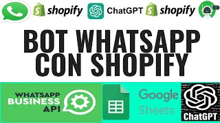 Seguimiento de Ordenes con shopify y whatsapp chatgpt [upl. by Nroht]