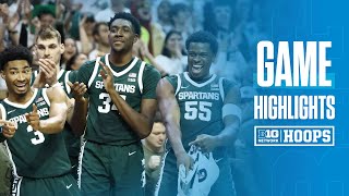 Bowling Green at Michigan State  Highlights  Big Ten Mens Basketball  11162024 [upl. by Denys]