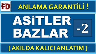 ASİTLER BAZLAR 2 15 dk da  ANLAMA GARANTİLİ [upl. by Ahsinar647]